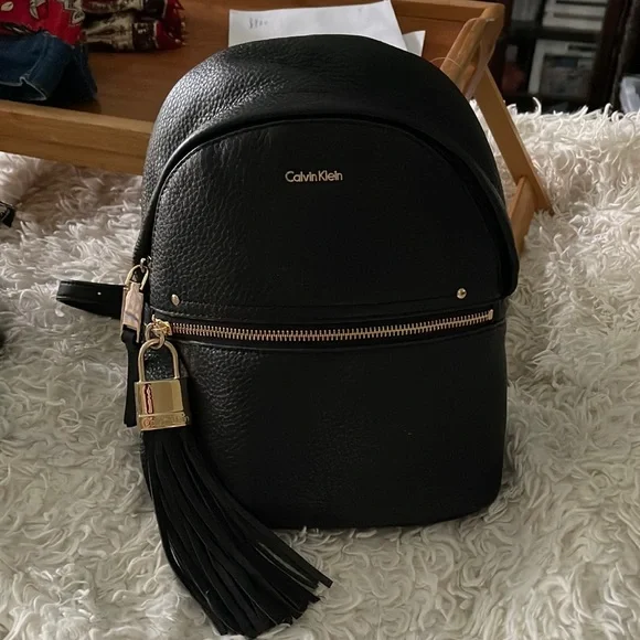 NWT Calvin Klein leather backpack Faux Leather Backpack | Calvin Klein main image 4